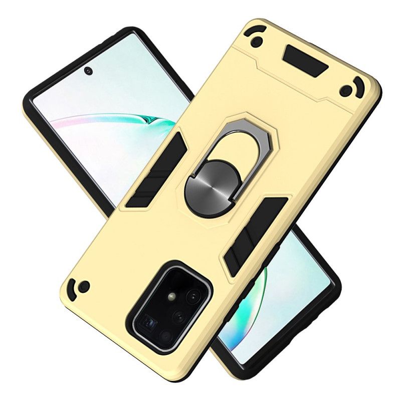 Etui Samsung Galaxy S10 Lite Zielony Zdejmowany Metalowy Wspornik Pierścieniowy