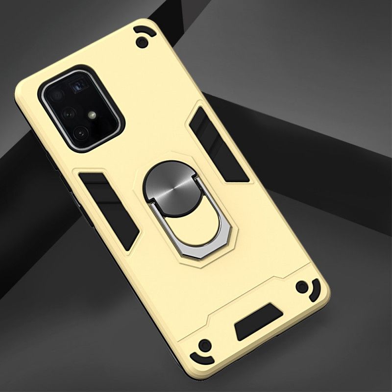 Etui Samsung Galaxy S10 Lite Zielony Zdejmowany Metalowy Wspornik Pierścieniowy