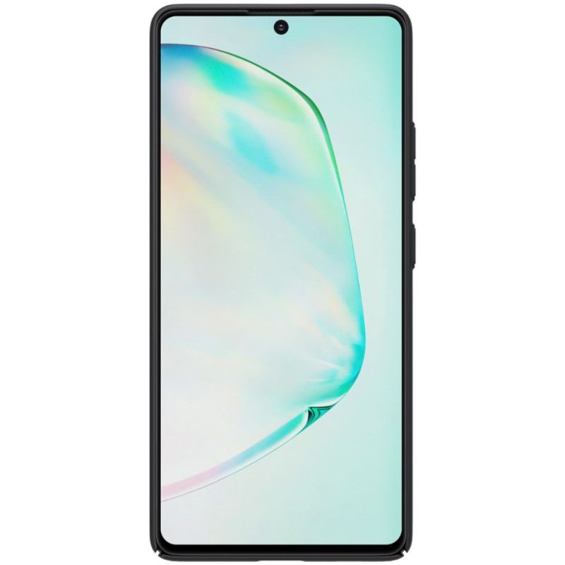 Etui Samsung Galaxy S10 Lite Złoty Czarny Sztywny Matowy Nillkin