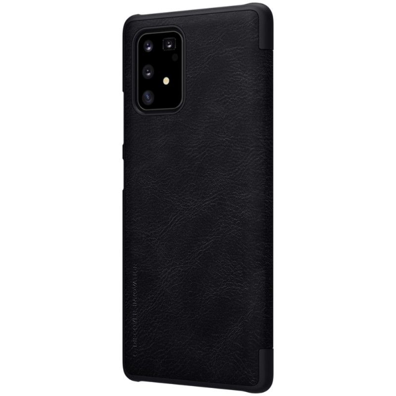 Flip Kotelot Samsung Galaxy S10 Lite Brązowy Czarny Seria Nillkin Qin