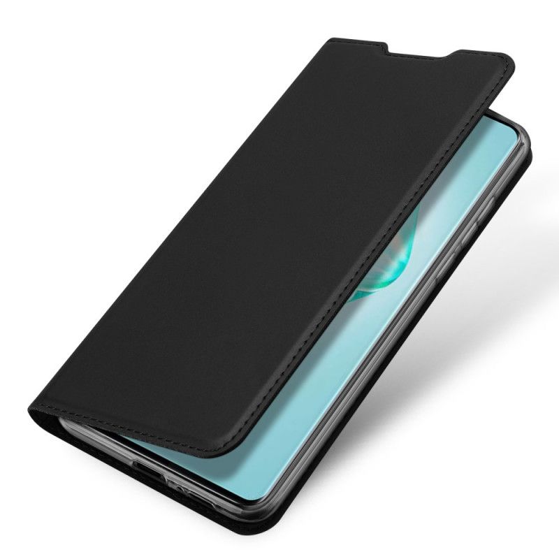 Flip Kotelot Samsung Galaxy S10 Lite Granatowy Czarny Etui na Telefon Skóra Pro Dux Ducis