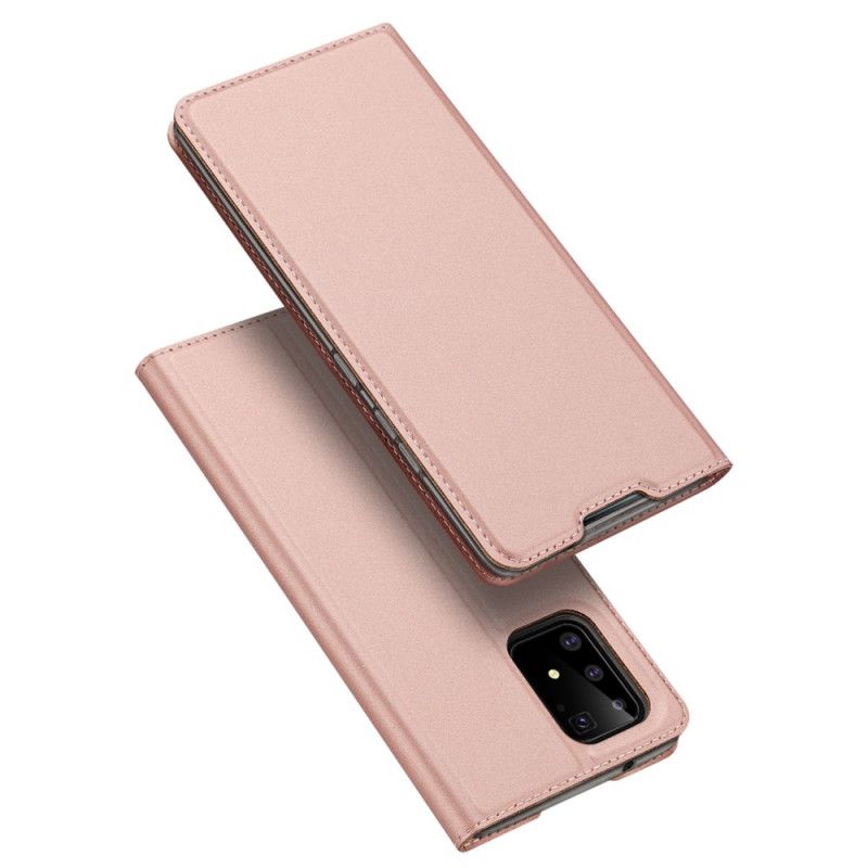 Flip Kotelot Samsung Galaxy S10 Lite Granatowy Czarny Etui na Telefon Skóra Pro Dux Ducis