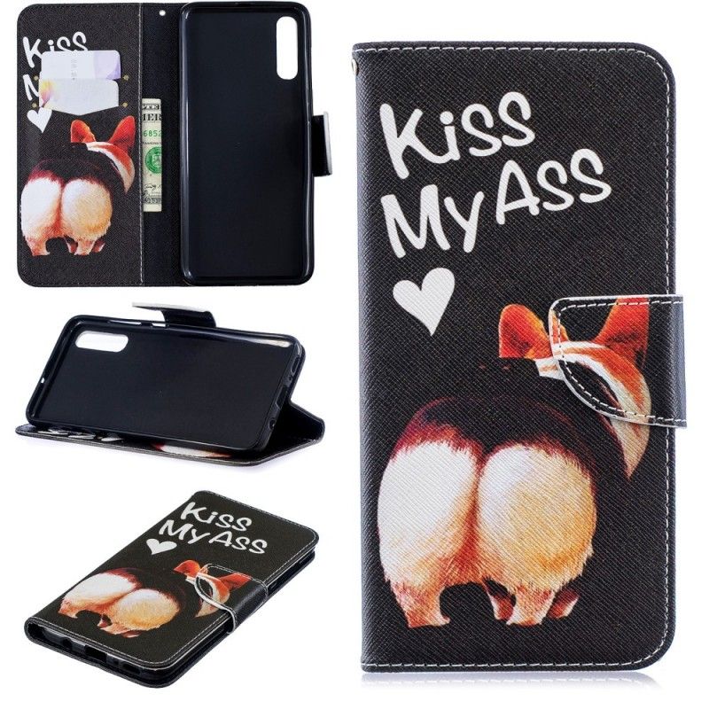 Etui Folio Samsung Galaxy A70 Pocałuj Mnie W Dupę Etui Ochronne