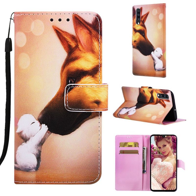 Etui Folio Samsung Galaxy A70 Przyjaciel Ernesta Stringi Kota