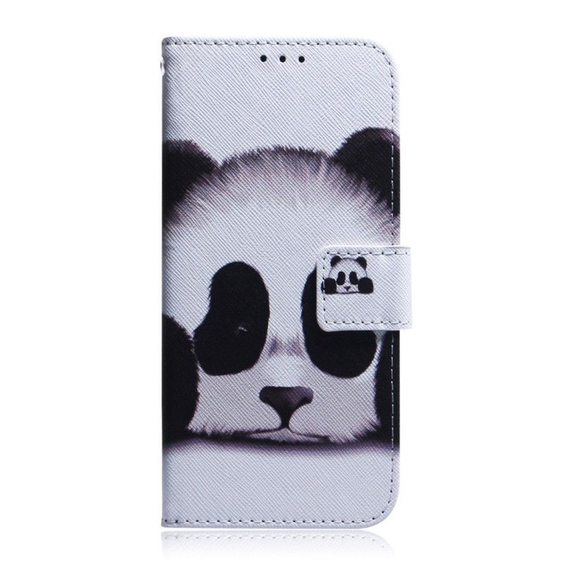 Etui Folio Samsung Galaxy A70 Twarz Pandy Etui Ochronne