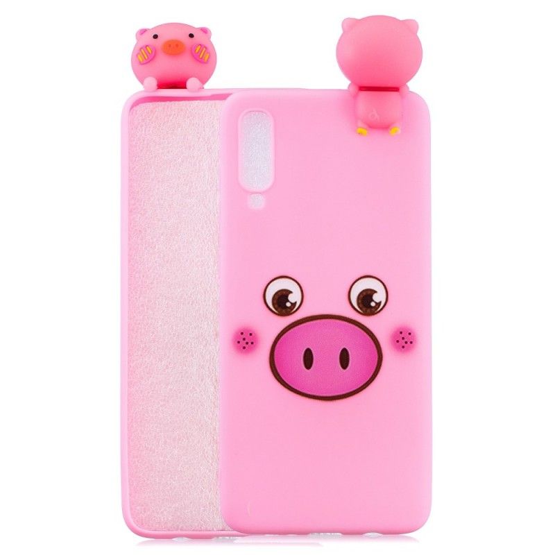 Etui Samsung Galaxy A70 Apolon The Pig 3D Etui Ochronne