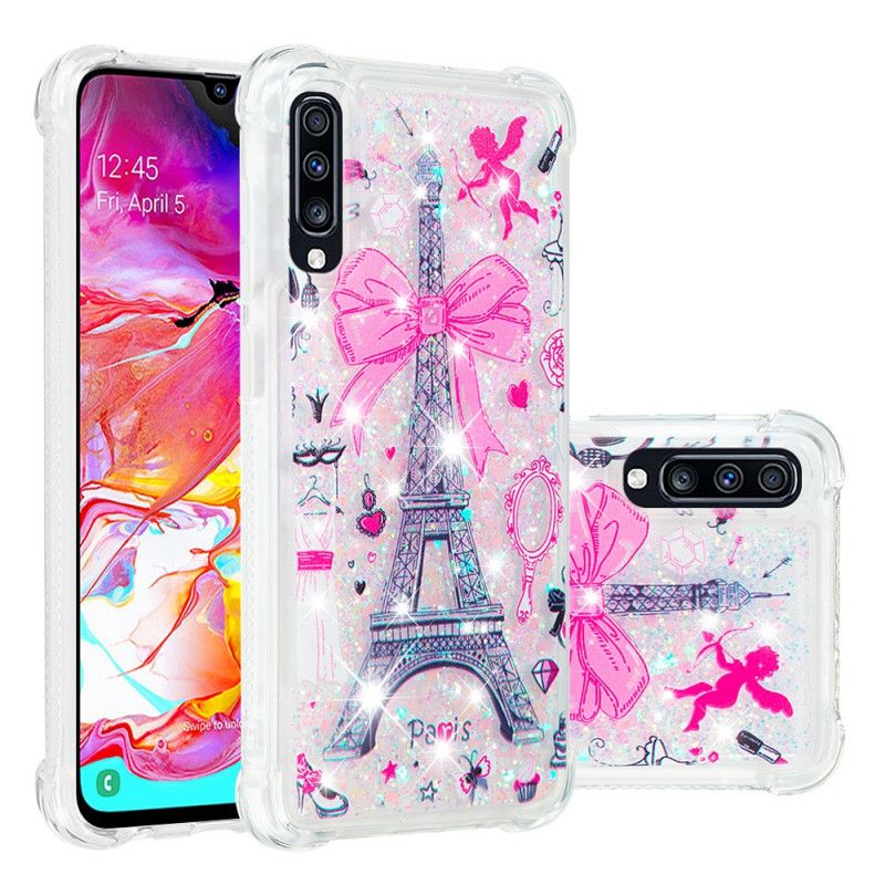 Etui Samsung Galaxy A70 Blask Wieży Eiffla