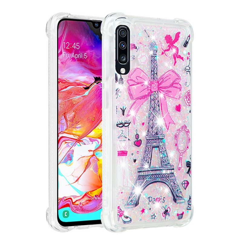 Etui Samsung Galaxy A70 Blask Wieży Eiffla