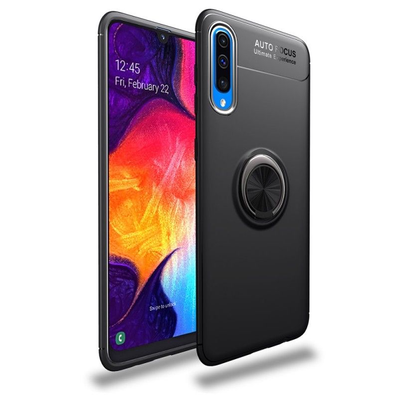 Etui Samsung Galaxy A70 Czerwony Czarny Obrotowy Pierścień