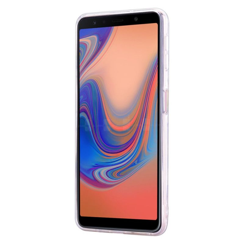 Etui Samsung Galaxy A70 Kwiaty Z Koronki I Cekinów