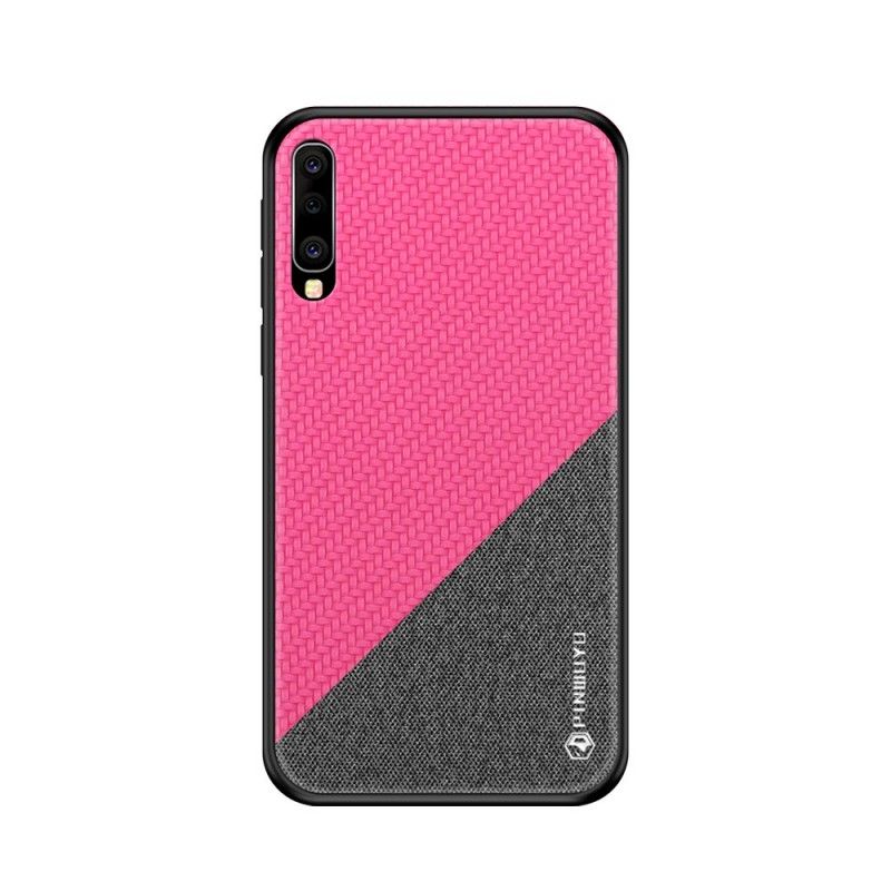 Etui Samsung Galaxy A70 Magenta Czarny Pinwuyo Seria Honorowa Etui Ochronne