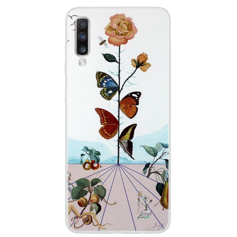 Etui Samsung Galaxy A70 Motyle Natury