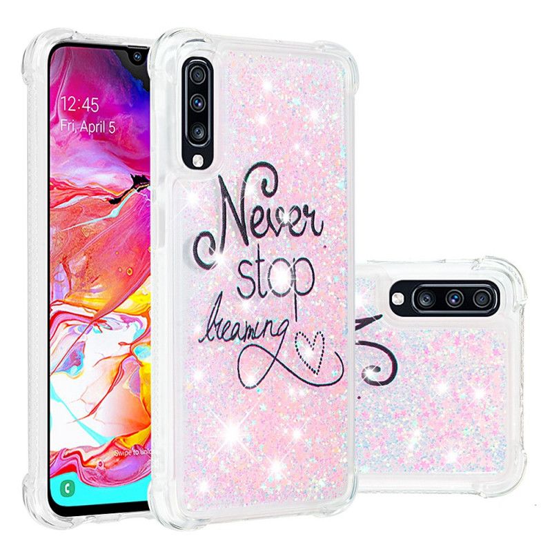 Etui Samsung Galaxy A70 Nigdy Nie Przestawaj Marzyć O Blasku Etui Ochronne