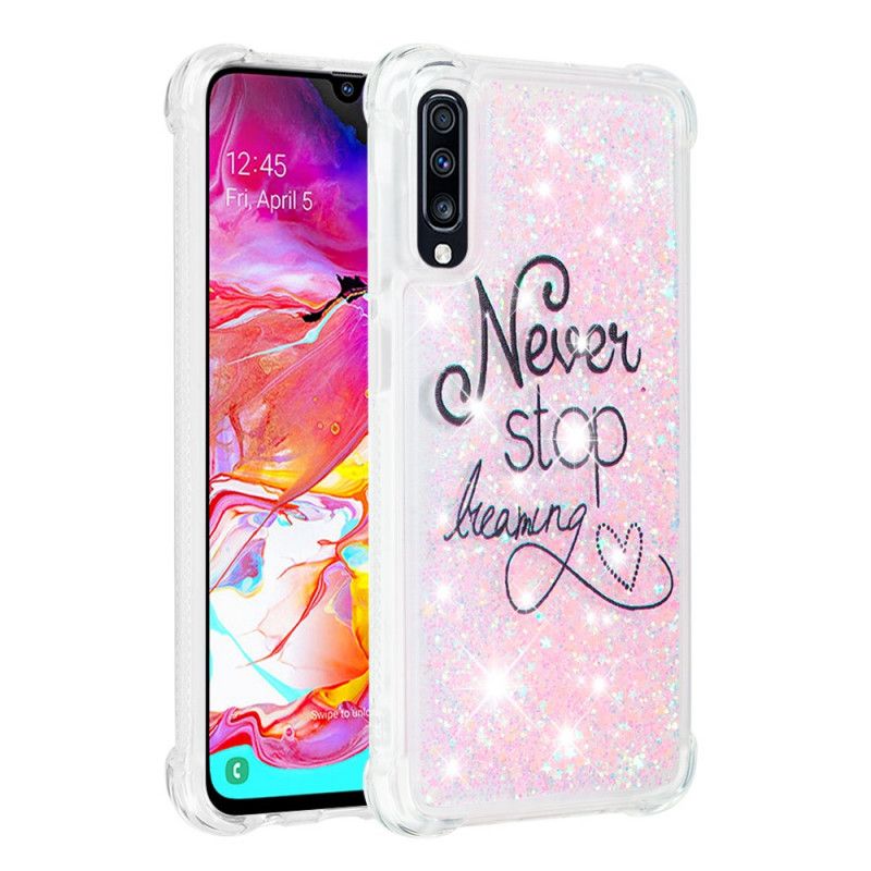 Etui Samsung Galaxy A70 Nigdy Nie Przestawaj Marzyć O Blasku Etui Ochronne