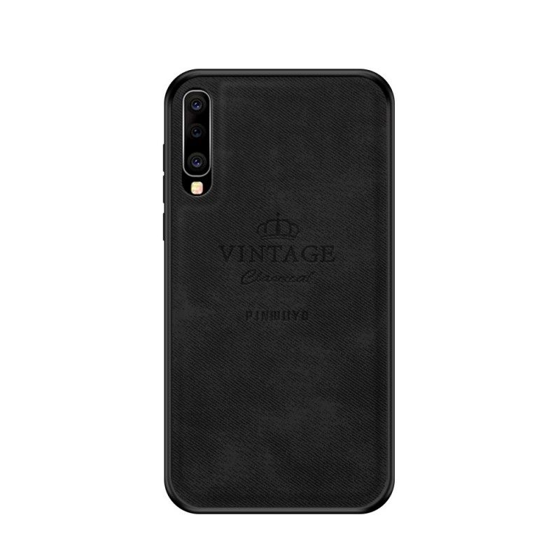 Etui Samsung Galaxy A70 Szary Czarny Zaszczytny Rocznik