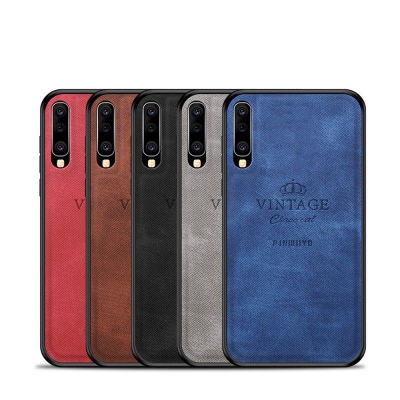 Etui Samsung Galaxy A70 Szary Czarny Zaszczytny Rocznik