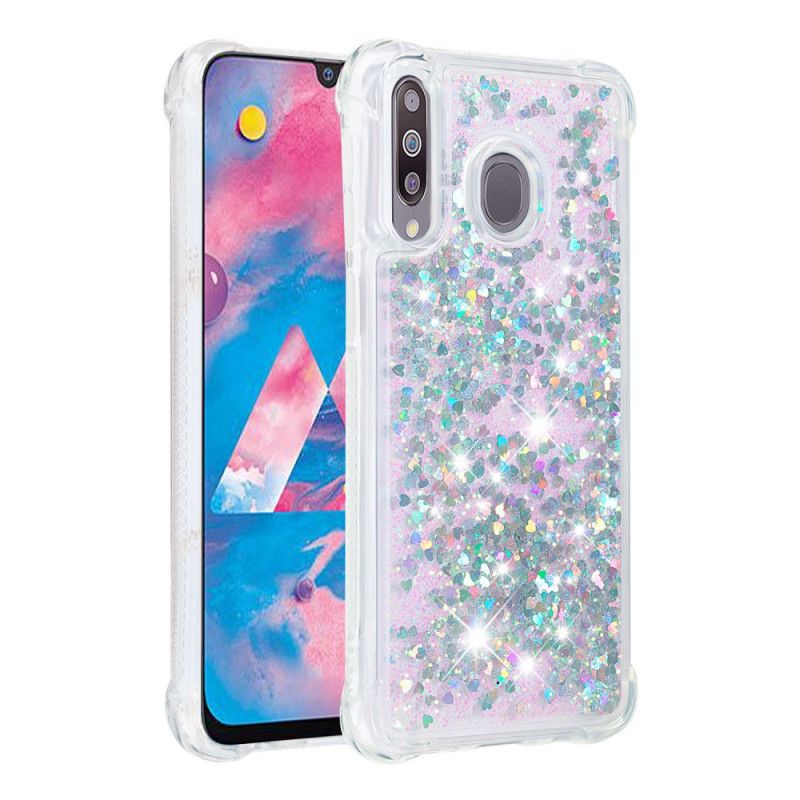 Etui Samsung Galaxy A70 Złoto Srebro Pożądanie Blasku