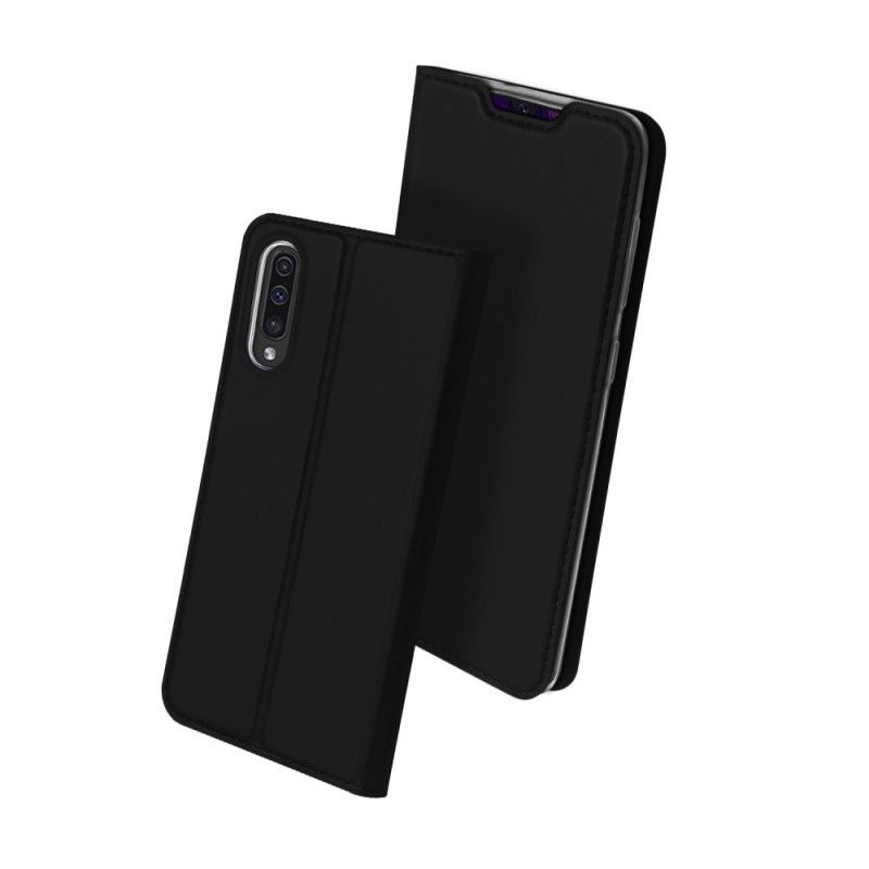 Flip Kotelot Samsung Galaxy A70 Granatowy Czarny Skóra Pro Dux Ducis