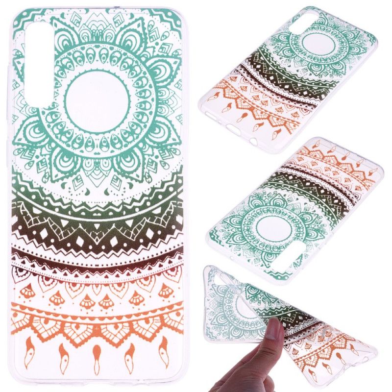 Futerały Samsung Galaxy A70 Etui na Telefon Bez Szwu Vintage Kolorowa Mandala