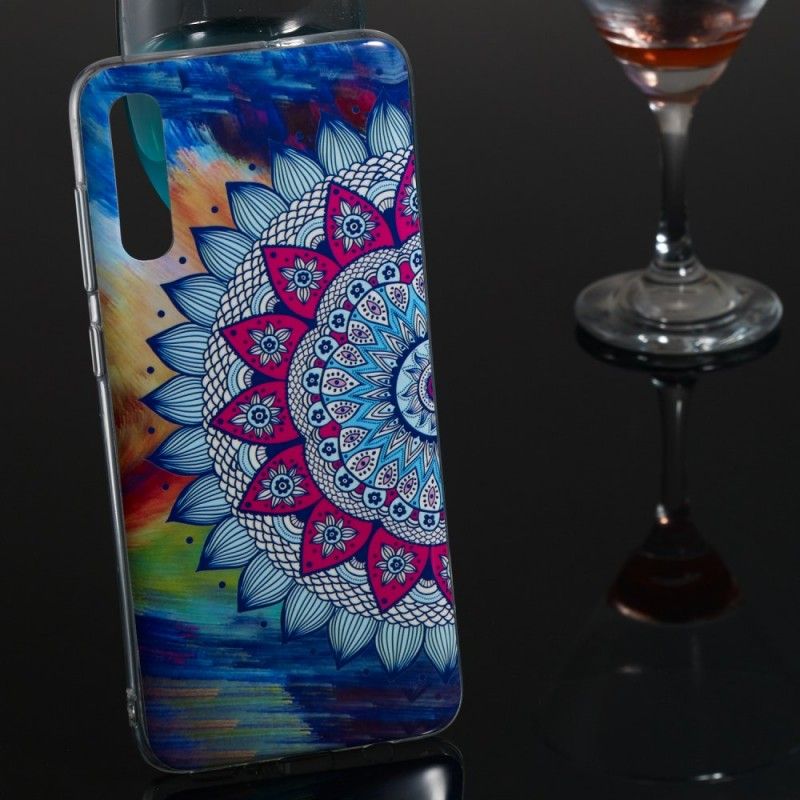 Futerały Samsung Galaxy A70 Etui na Telefon Mandala W Kolorze Fluorescencyjnym