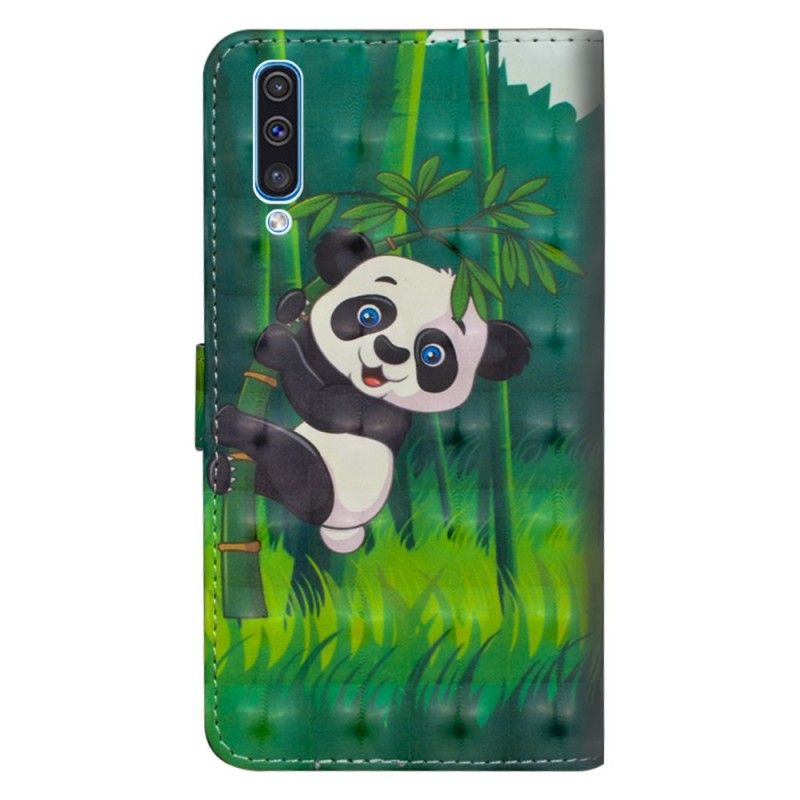 Obudowa Samsung Galaxy A70 Etui na Telefon Panda I Bambus