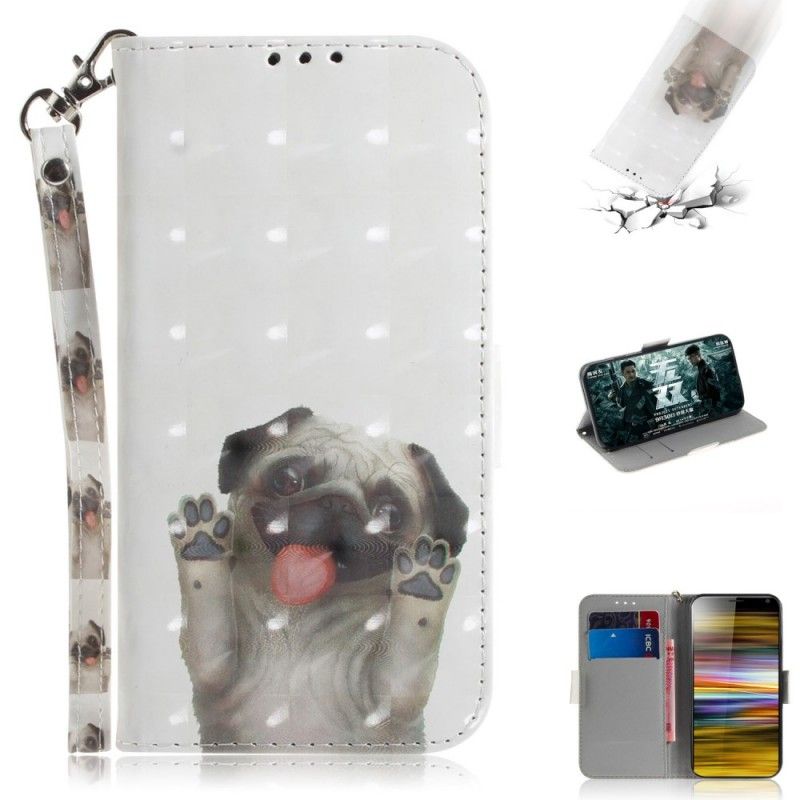 Etui Folio Sony Xperia 10 Plus Kochaj Mojego Psa W Stringach