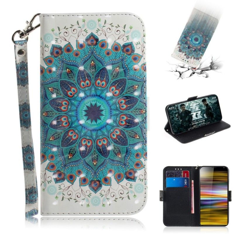 Etui Folio Sony Xperia 10 Plus Mistrzowska Mandala Ze Stringami