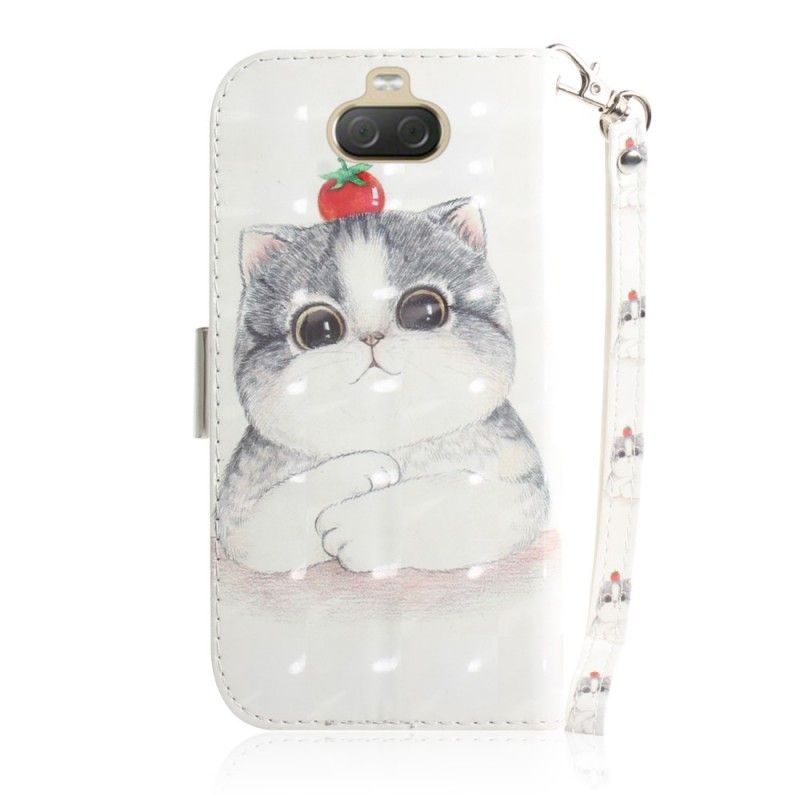 Etui Folio Sony Xperia 10 Plus Pomidor Na Stringach Cat Etui Ochronne