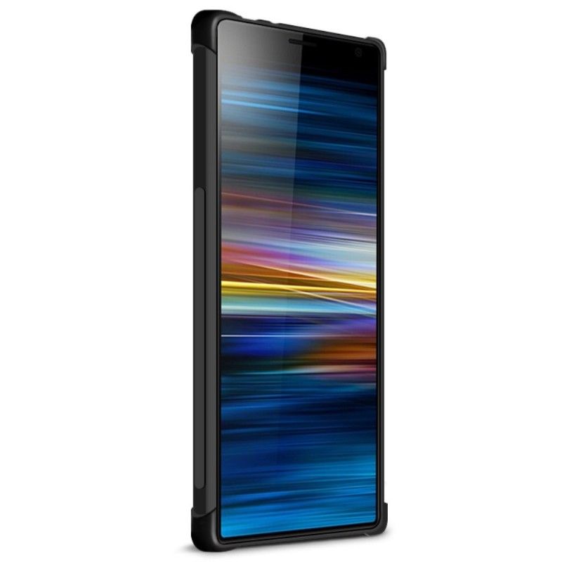 Futerały Sony Xperia 10 Plus Przezroczysty Czarny Imak Czuć Na Skórze