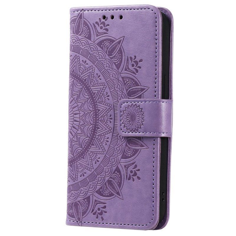 Etui Folio do Xiaomi 12T / 12T Pro Mandala Sun Ze Smyczą