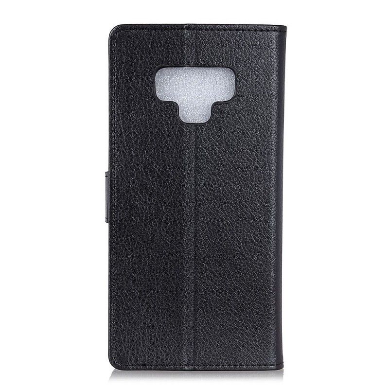 Etui Folio Samsung Galaxy Note 9 Czarny Ekoskóra W Stylu Retro Etui Ochronne