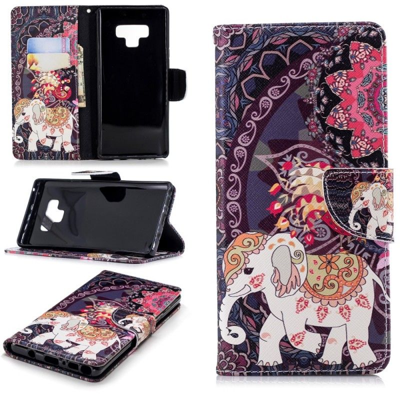 Etui Folio Samsung Galaxy Note 9 Etniczna Mandala Słonia