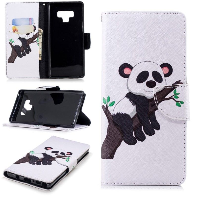 Etui Folio Samsung Galaxy Note 9 Leniwa Panda