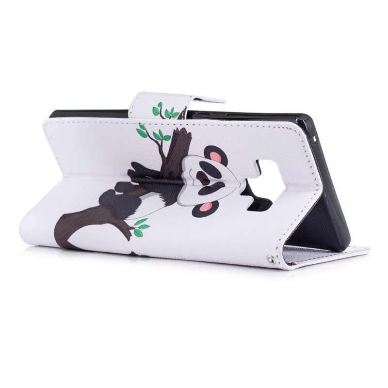 Etui Folio Samsung Galaxy Note 9 Leniwa Panda