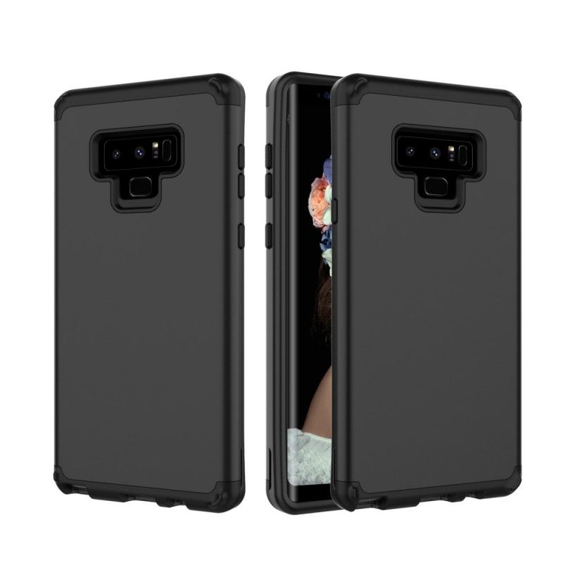 Etui Samsung Galaxy Note 9 Różowe Złoto Czarny Odpinany Premium Etui Ochronne