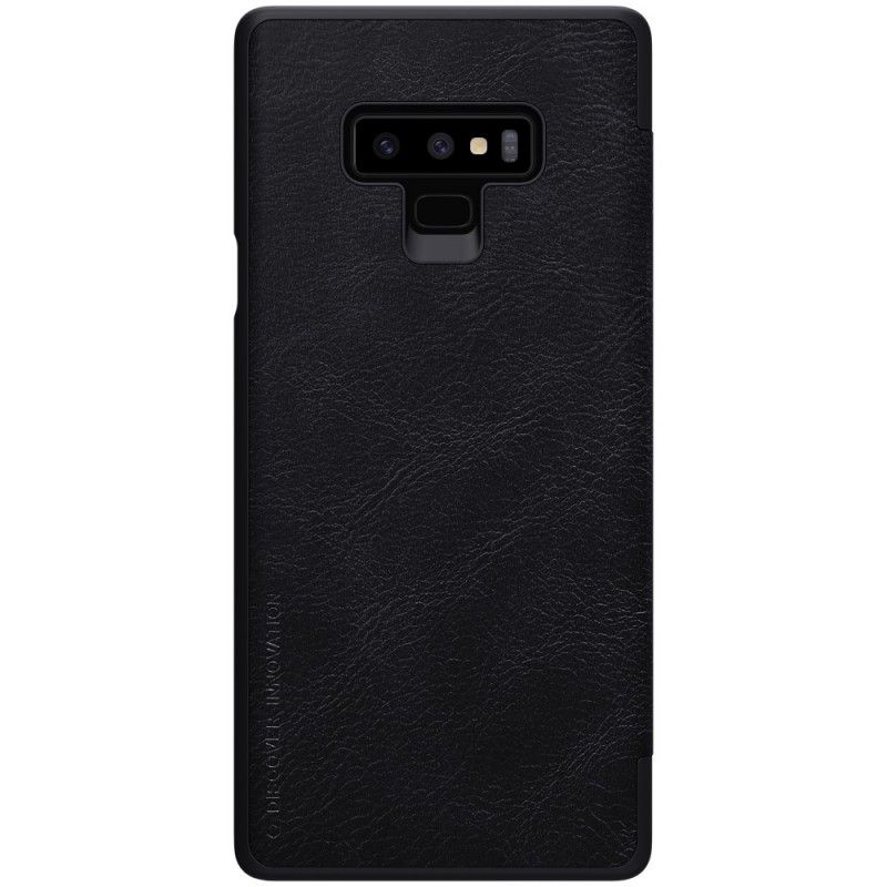 Flip Kotelot Samsung Galaxy Note 9 Brązowy Czarny Seria Nillkin Qin