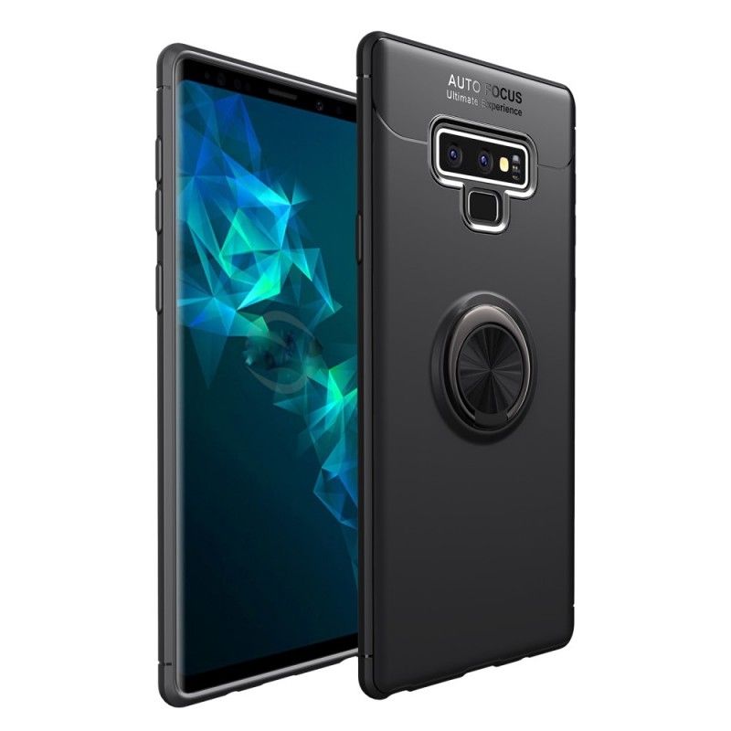 Futerały Samsung Galaxy Note 9 Czerwony Czarny Obrotowy Pierścień