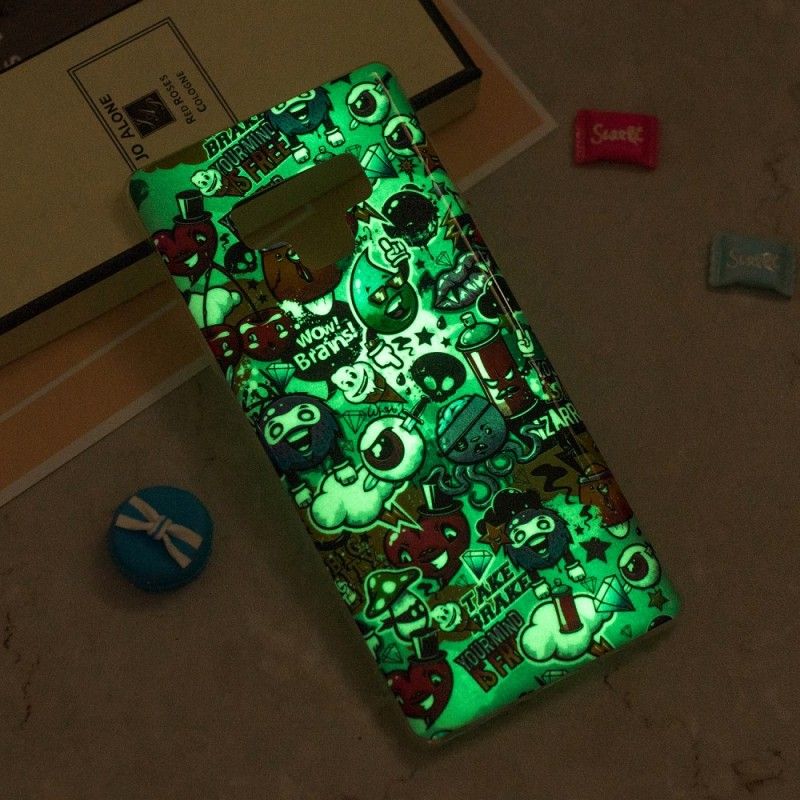 Futerały Samsung Galaxy Note 9 Etui na Telefon Fluorescencyjne Szaleństwo