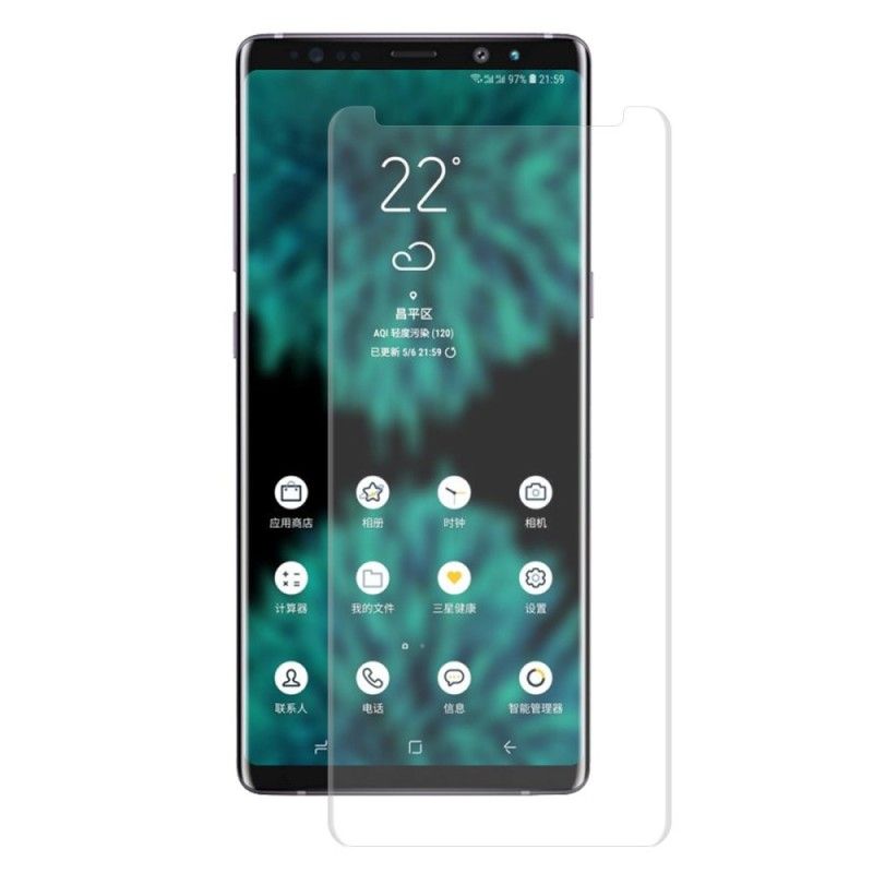 Zakrzywiona Osłona Ze Szkła Hartowanego 3D Samsung Galaxy Note 9 Przezroczysty Czarny