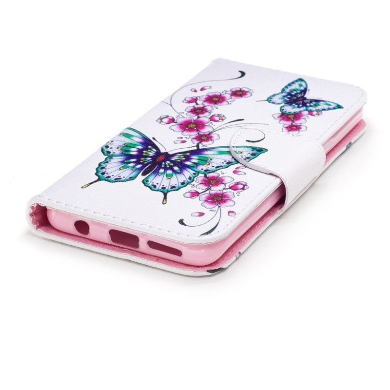 Etui Folio Samsung Galaxy S9 Cudowne Motyle Etui Ochronne