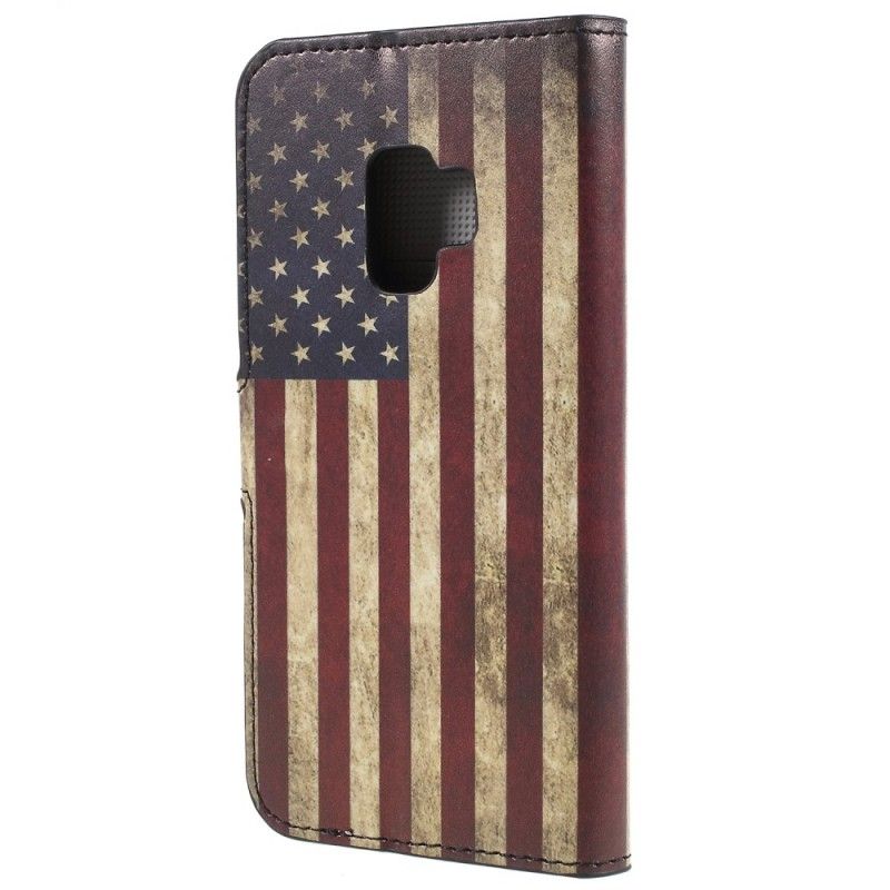 Etui Folio Samsung Galaxy S9 Flaga Usa