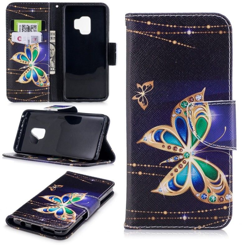 Etui Folio Samsung Galaxy S9 Magiczny Motyl