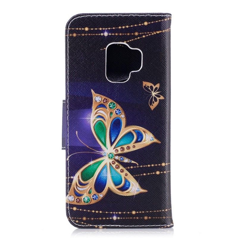 Etui Folio Samsung Galaxy S9 Magiczny Motyl