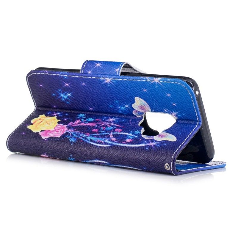 Etui Folio Samsung Galaxy S9 Motyle W Nocy