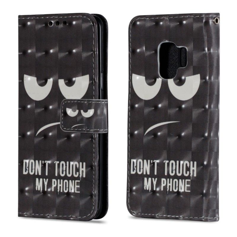 Etui Folio Samsung Galaxy S9 Nie Dotykaj Mojego Telefonu Etui Ochronne