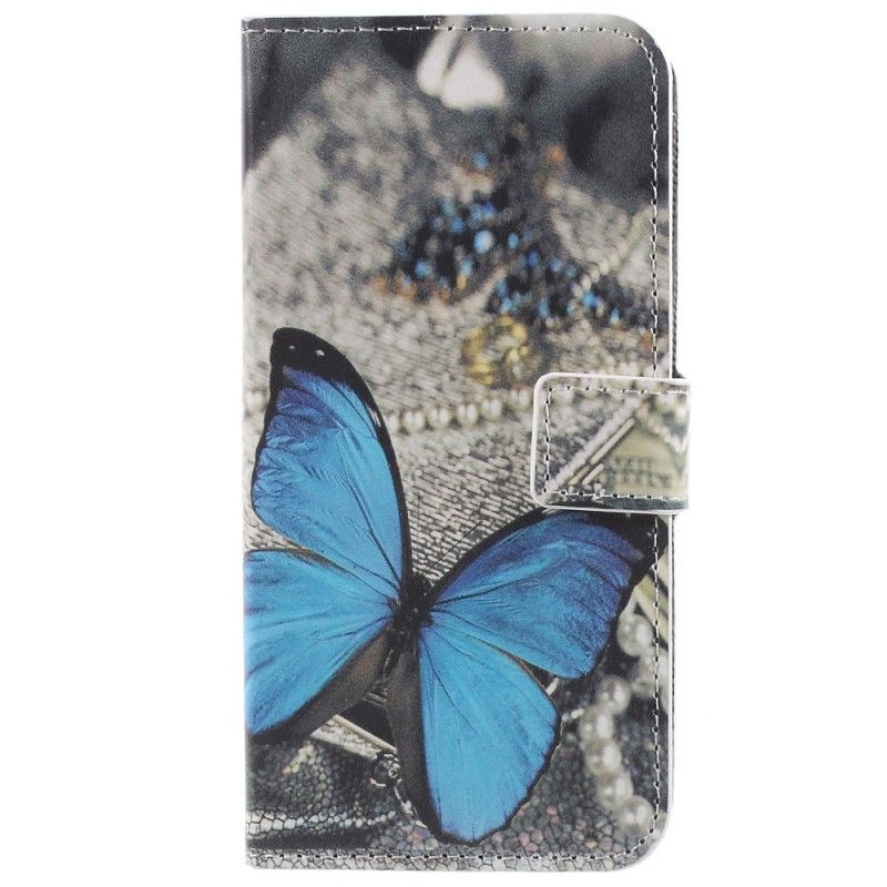 Etui Folio Samsung Galaxy S9 Niebieski Motyl