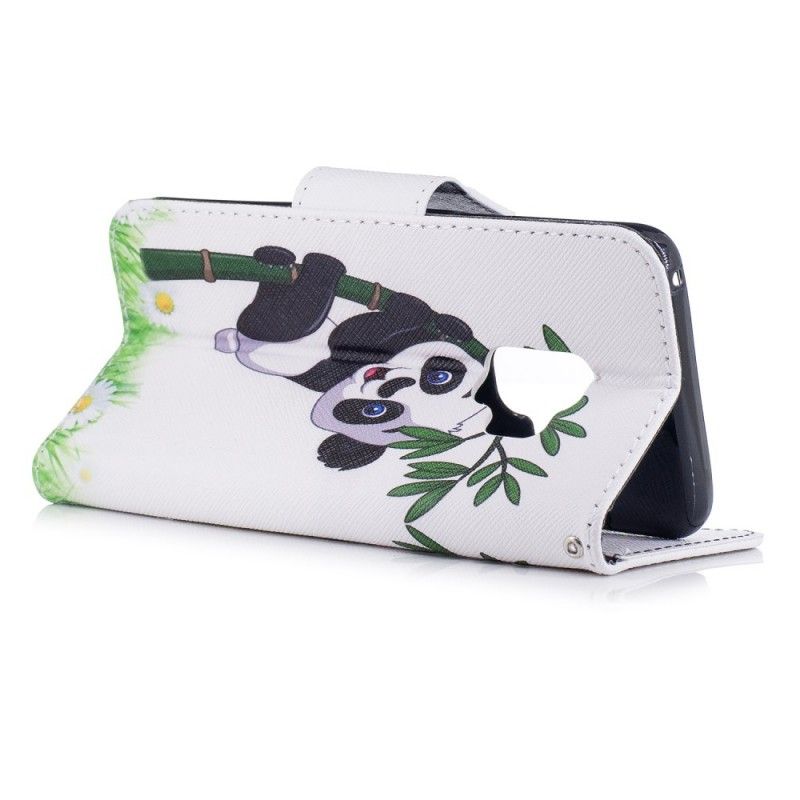 Etui Folio Samsung Galaxy S9 Panda Na Bambusie Etui Ochronne