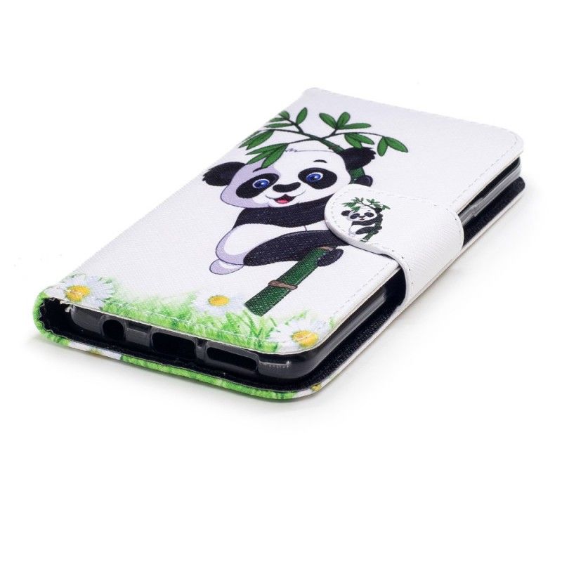 Etui Folio Samsung Galaxy S9 Panda Na Bambusie Etui Ochronne