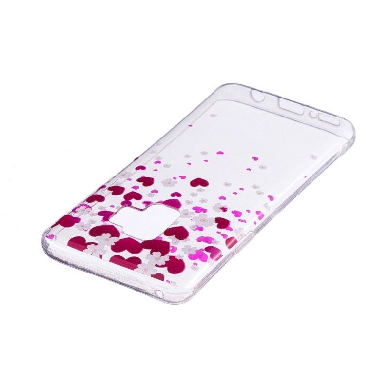 Etui Samsung Galaxy S9 Deszcz Serc