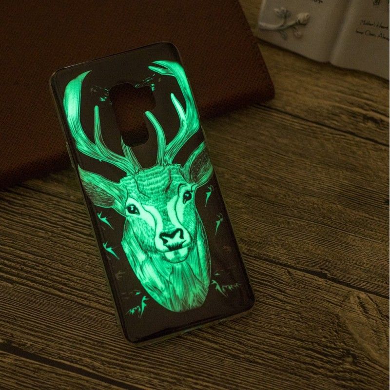 Etui Samsung Galaxy S9 Fluorescencyjny Majestatyczny Jeleń Etui Ochronne